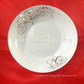 Placa de cena blanca llana de 8 pulgadas porcelana china